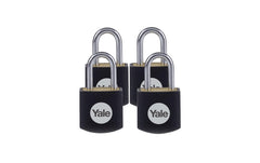 Yale | Vorhängeschloss Messing Y110JB 4er | Set 15/11