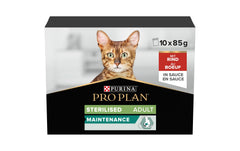 Purina Pro Plan | Proplan Sterilised Maintenance 10x85g | in Sauce Rind