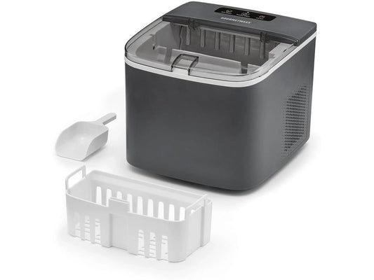 GOURMETmaxx | Eiswürfelmaschine 100 Watt | Selbstreinigungsfunktion inkl. Auffangbeh.