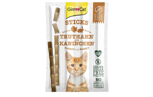 Gimpet | GimCat Sticks Truthahn & Kaninchen | 4 Stück
