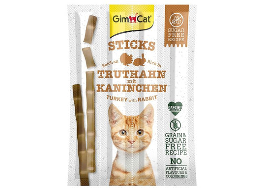 Gimpet | GimCat Sticks Truthahn & Kaninchen | 4 Stück