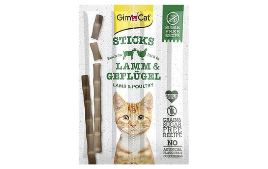 Gimpet | GimCat Sticks Lamm und Geflügel | 4 Stück