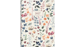 Simplex | Wochenagenda Linea 2027 | 1 Woche / 2 Seiten, 100x140mm, dunkelblau