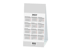 Simplex | 3-Monats-Tischkalender 2027 | 3 Monate im Überblick, 95x202mm