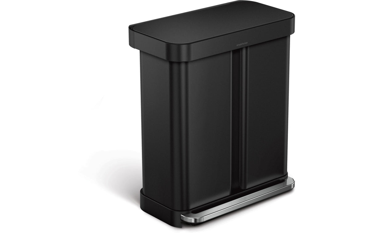 Simplehuman Doppelkammer, 58L (34+24L)