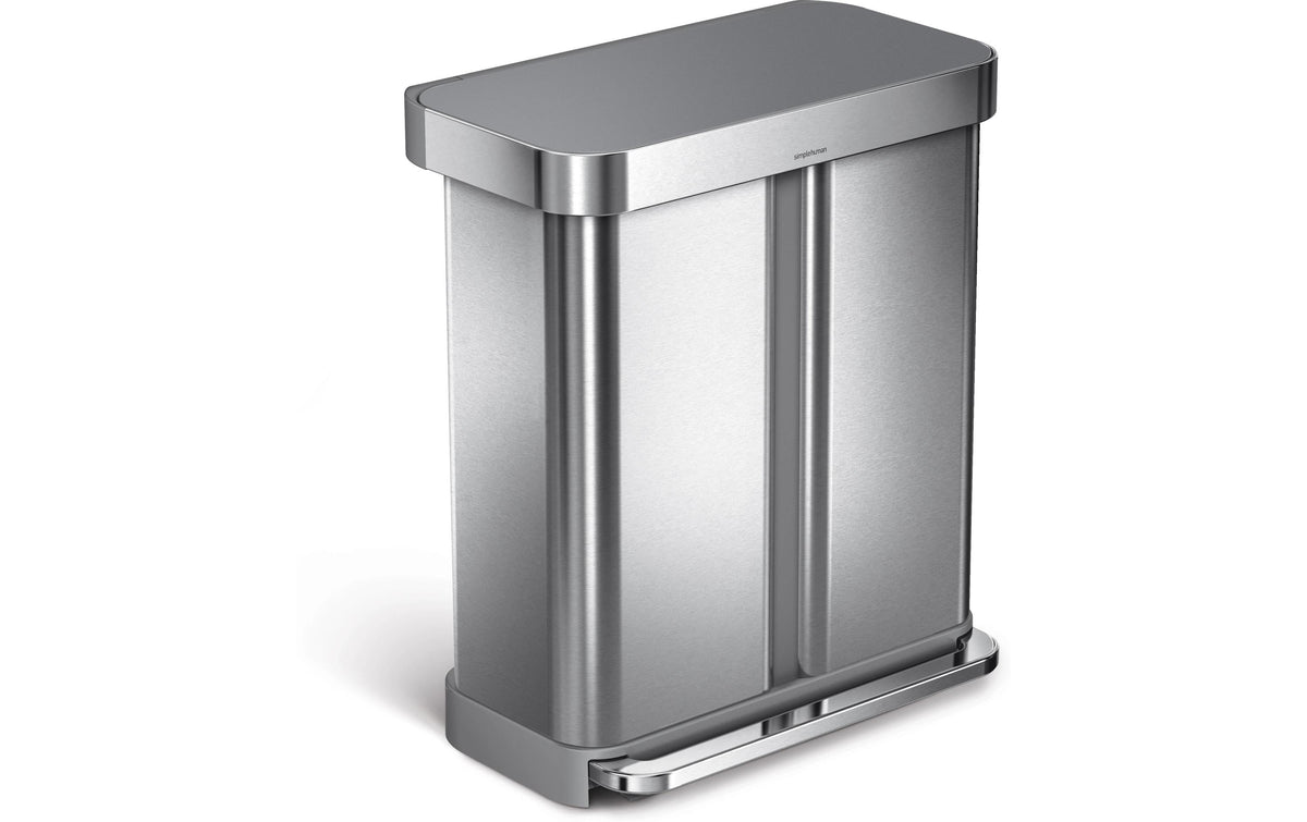 Simplehuman Doppelkammer, 58L (34+24L)