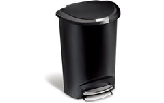 Simplehuman | Treteimer, 50L | Kunststoff, Schwarz