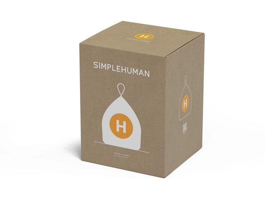 Simplehuman | Müllbeutel f.Abfalleimer,30-35L | 5x20 Stück, Grösse H, gesamthaft 100 Stück