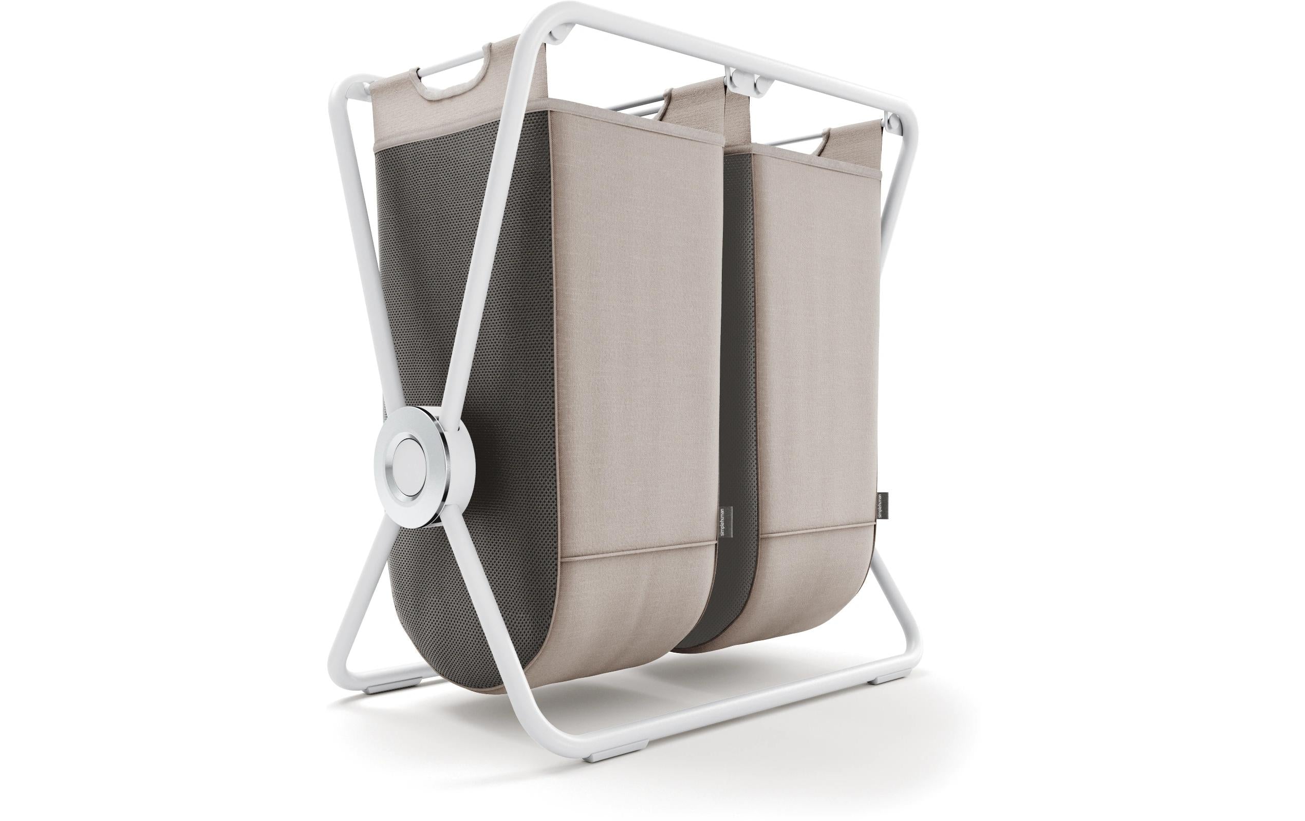 Simplehuman Wäschekorb double, 2x70 L