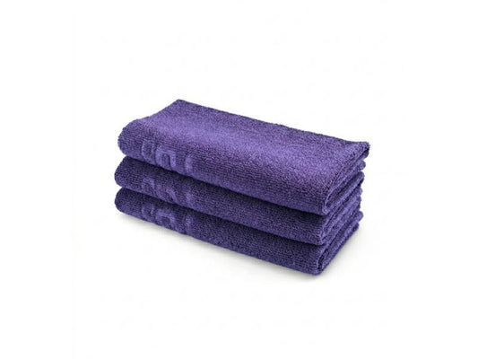 21CARS | 3er Set Edgeless Towel | 40x40cm , 350 GSM , Violett
