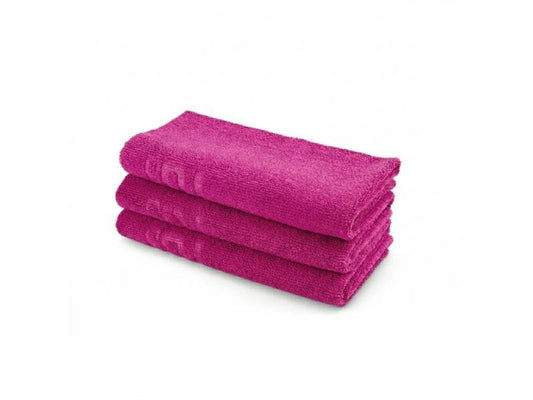 21CARS | 3er Set Edgeless Towel | 40x40cm , 350 GSM , Pink