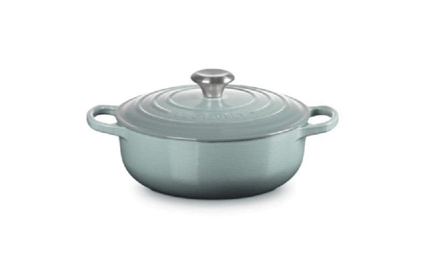 LE CREUSET Bräter SIGNATURE 24cm Sea Salt