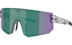 Bliz | P005, CRYSTAL BLACK | Sportbrille, Lens Green w Green multi