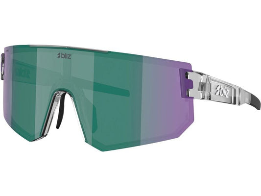 Bliz | P005, CRYSTAL BLACK | Sportbrille, Lens Green w Green multi