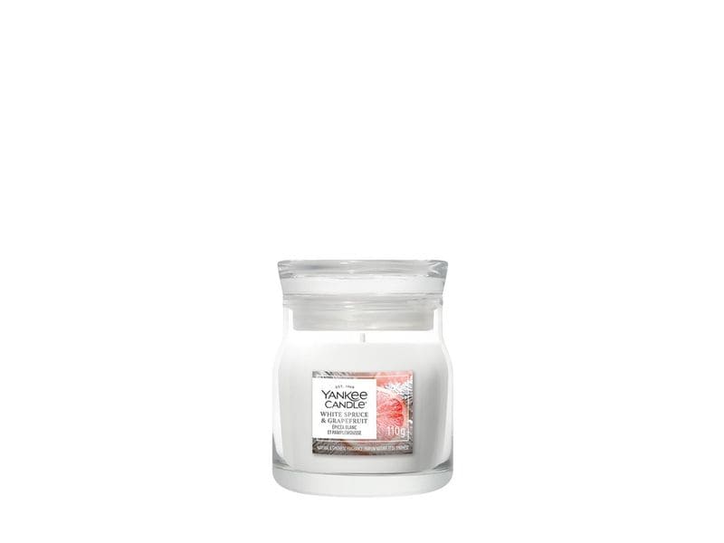 Yankee Candle Signature | Yankee Candle White Spruce & Grapefruit | Signature Small Jar