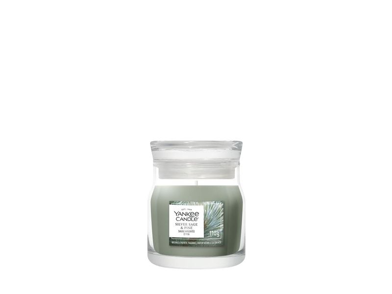 Yankee Candle Signature | Yankee Candle Silver Sage & Pine | Signature Small Jar