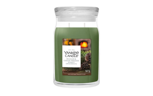 Yankee Candle Signature | Yankee Candle Balsam & Cedar | Signature Large Jar