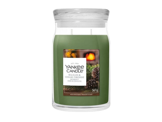 Yankee Candle Signature | Yankee Candle Balsam & Cedar | Signature Large Jar
