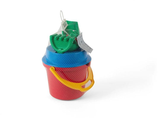 dantoy | CLASSIC RECYCELTES ROT EIMER-SET | IM NETZ 8 TEILE