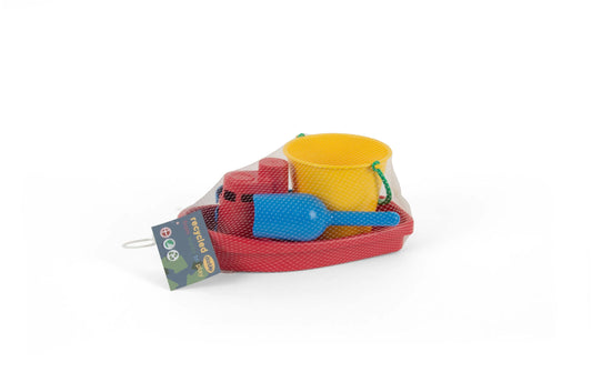 dantoy | CLASSIC RECYCELTES ROT BOOT-SET | IM NETZ 4 TEILE