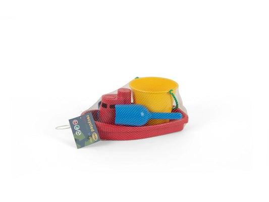 dantoy | CLASSIC RECYCELTES ROT BOOT-SET | IM NETZ 4 TEILE