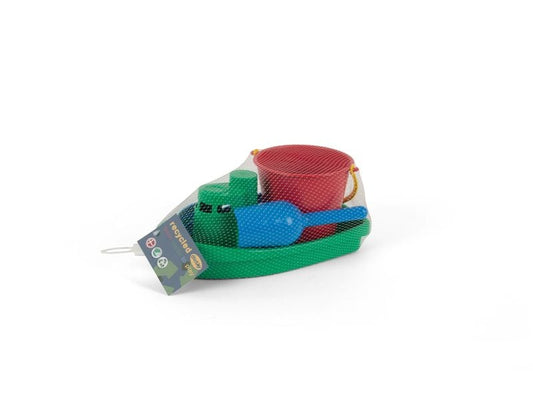 dantoy | CLASSIC RECYCELTES GRÜN BOOT-SET | IM NETZ 4 TEILE