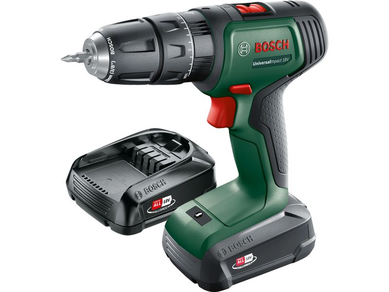 Bosch | Akku-Bohrmaschine UniversalImpact 18V | mit SystemBox