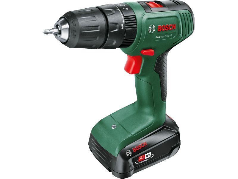 Bosch | Akku-Bohrschrauber EasyImpact 18V-40 | 1 x Akku PBA 18V 1.5Ah
