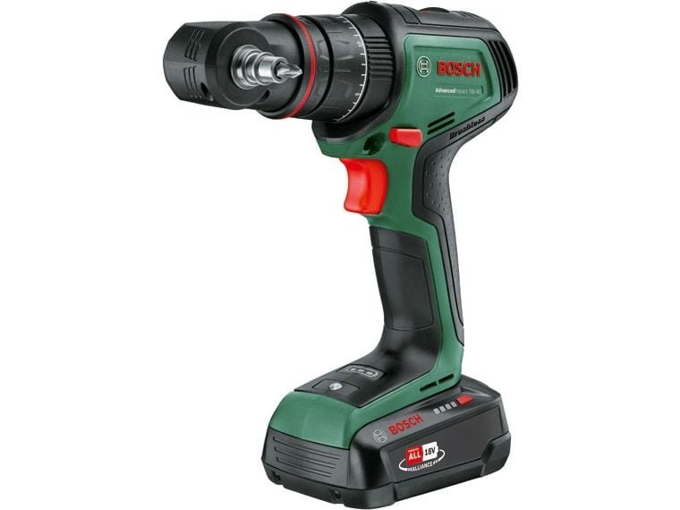 Bosch | AdvancedImpact 18V-80 QuickSnap | 2 x Akku PBA 18V