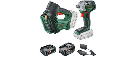 Bosch | 18V UniImpactDrive+UniPump | 1x PBA 18V 2Ah, PBA 18V 4Ah