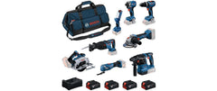 Bosch Professional | 18V Set GSB + GDR + GBH + GWS + GKS