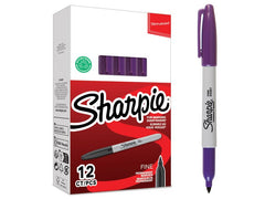 Sharpie | Permanent Marker Rundspitze | lila, 12er Schachtel