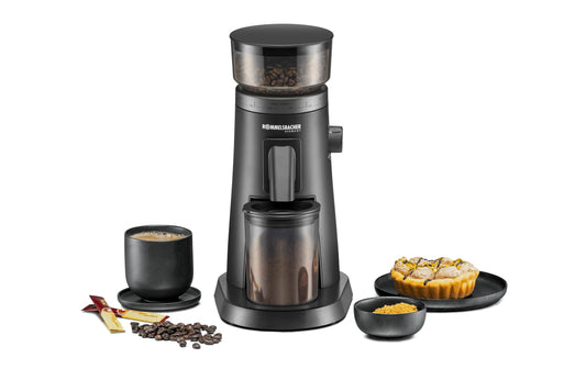 Rommelsbacher | Kaffeemühle EMK600 | Kaffeemühle mit Kegelmahlwerk aus Edelstahl