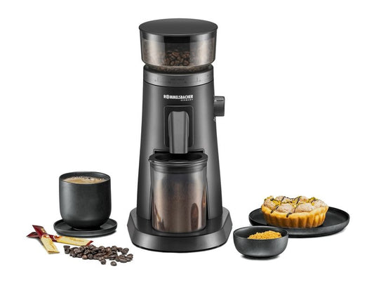 Rommelsbacher | Kaffeemühle EMK600 | Kaffeemühle mit Kegelmahlwerk aus Edelstahl