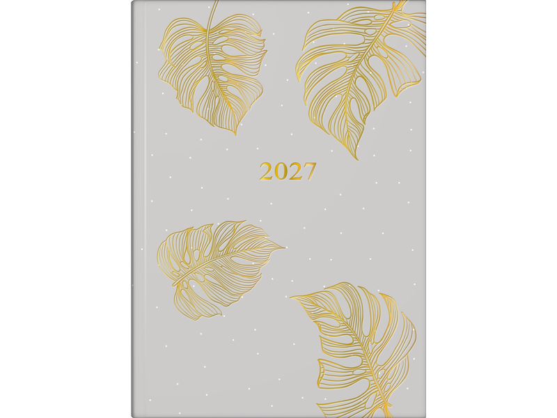 rido idé | rido/idé Tagesagenda Design Line | 1T/1S, 148x210mm, Monstera