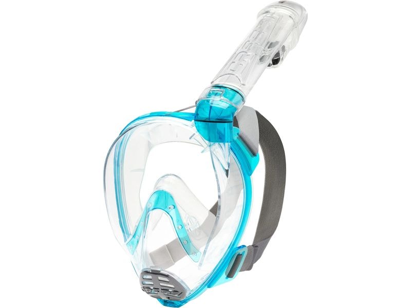 CRESSI | BARON JUNIOR FULL FACE MASK | CLEAR/AQUAMARINE XS