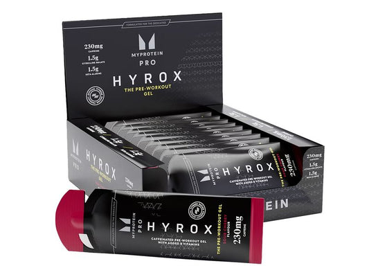 MyProtein | Hyrox The Pre-Workout Gel | Sour Cherry, Packung 12 Stk.