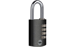 Yale | Zahlenschloss Aluminium YE3CB | schwarz 38/31
