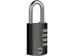 Yale | Zahlenschloss Aluminium YE3CB | schwarz 38/31