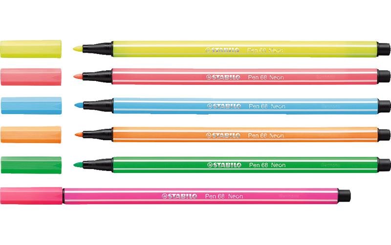 STABILO Pen 68 Fasermaler Neon