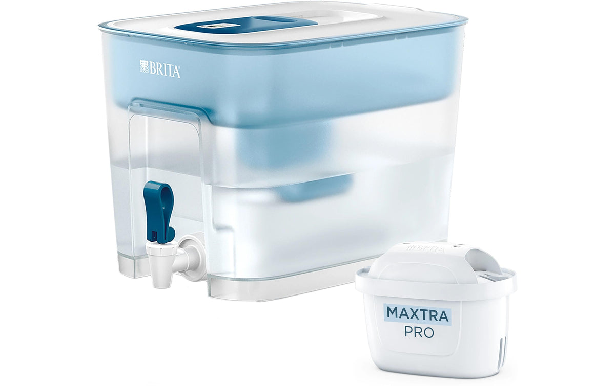 Brita Wasserfilter Flow weiss blau