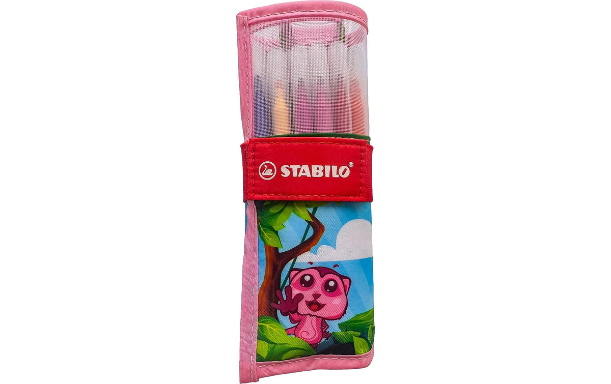 STABILO Power Rollerset Animal pink
