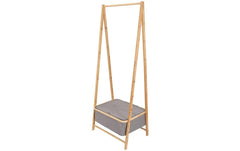 Lumaland | Kleiderständer Bambus 159x60x45cm | Garderobe