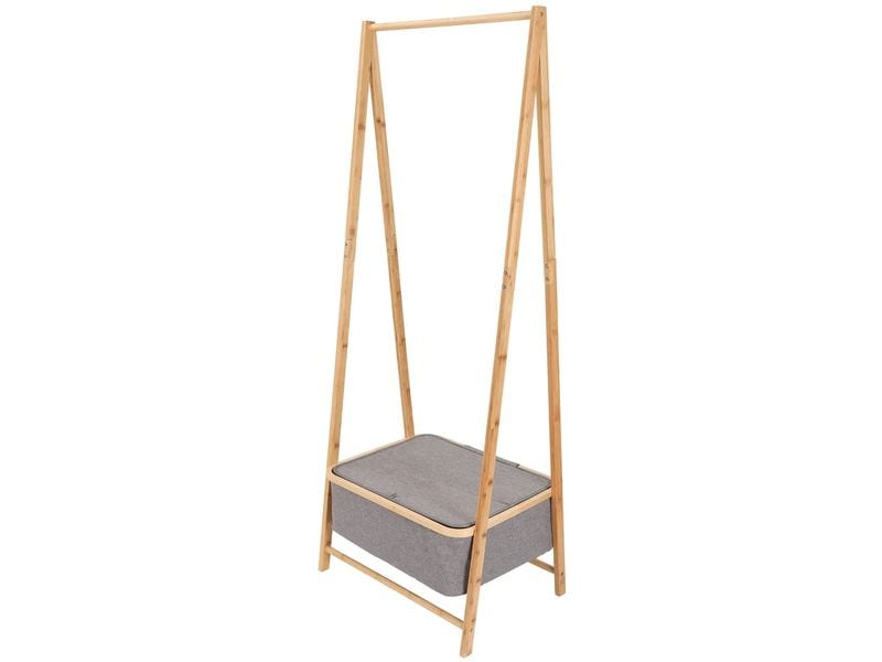 Lumaland | Kleiderständer Bambus 159x60x45cm | Garderobe