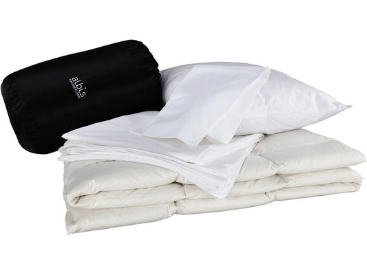 Albis | Viaggo Comfort Reiseset | Duvet 160x210, Kisssen 50x70, Bezüge