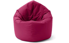 Lumaland | Sitzsack-Hocker Indoor 50l Beige | Teddyfleece