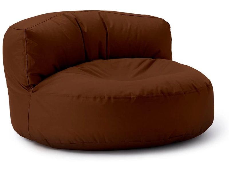 Lumaland | Sitzsack Sofa 320l gelb | Rund, Waschbar