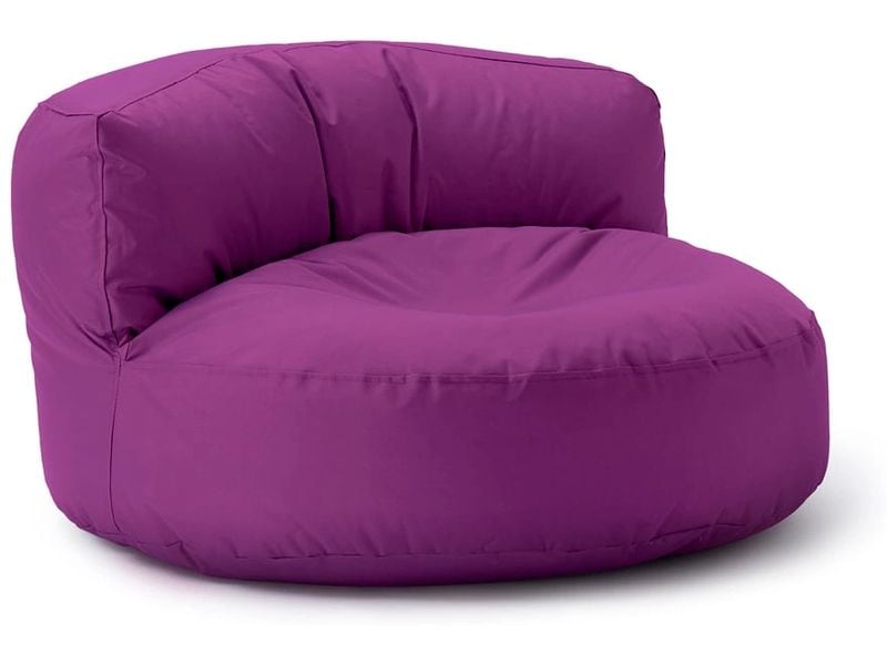 Lumaland | Sitzsack Sofa 320l orange | Rund, Waschbar