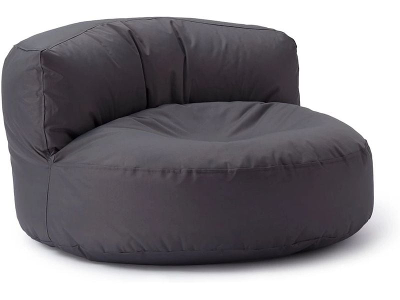 Lumaland | Sitzsack-Sofa 320l anthrazit | Rund, Waschbar