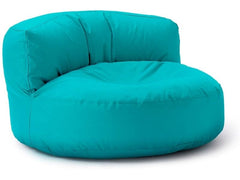 Lumaland | Sitzsack Sofa 320l aquamarin | Rund, Waschbar